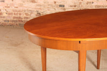 Load image into Gallery viewer, Mid Century extending teak dining table by Greaves&amp;Thomas, circa 1960s.
