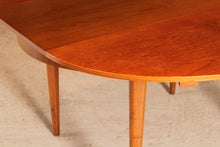 Load image into Gallery viewer, Mid Century extending teak dining table by Greaves&amp;Thomas, circa 1960s.
