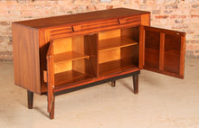 Load image into Gallery viewer, Mid Century walnut sideboard by Minty, Oxford, circa 1960s
