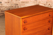 Load image into Gallery viewer, Mid Century teak chest of 4 drawers by Stag, circa 1970s.
