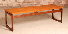 Load image into Gallery viewer, Mid Century G-plan Quadrille long teak coffee table, circa 1960s
