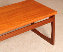 Load image into Gallery viewer, Mid Century G-plan Quadrille long teak coffee table, circa 1960s
