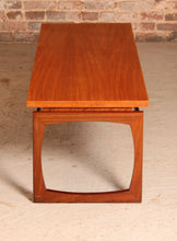 Load image into Gallery viewer, Mid Century G-plan Quadrille long teak coffee table, circa 1960s
