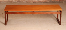 Load image into Gallery viewer, Mid Century G-plan Quadrille long teak coffee table, circa 1960s
