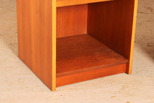 Load image into Gallery viewer, A pair of teak bedside tables by Stag, circa 1970s
