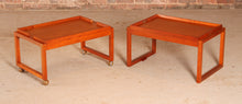 Load image into Gallery viewer, Mid Century metamorphic teak serving trolley by White&amp;Newton, circa 1960s

