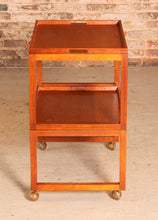 Load image into Gallery viewer, Mid Century metamorphic teak serving trolley by White&amp;Newton, circa 1960s
