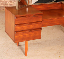 Load image into Gallery viewer, Mid Century mahogany dressing table by Avalon, circa 1960s
