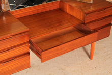 Load image into Gallery viewer, Mid Century mahogany dressing table by Avalon, circa 1960s
