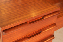 Load image into Gallery viewer, Mid Century mahogany dressing table by Avalon, circa 1960s
