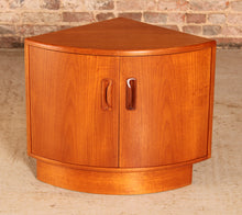 Load image into Gallery viewer, Mid Century G-plan Fresco corner cabinet, circa 1970s
