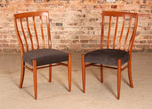 Load image into Gallery viewer, Set of 4 Mid Century teak dining chairs by Greaves&amp;Thomas, circa 1960s
