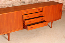 Load image into Gallery viewer, Danish Mid Century teak sideboard by Clausen&amp;Son, circa 1960s.
