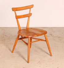 Load image into Gallery viewer, Mid Century Ercol blue dot children&#39;s chair circa 1960s
