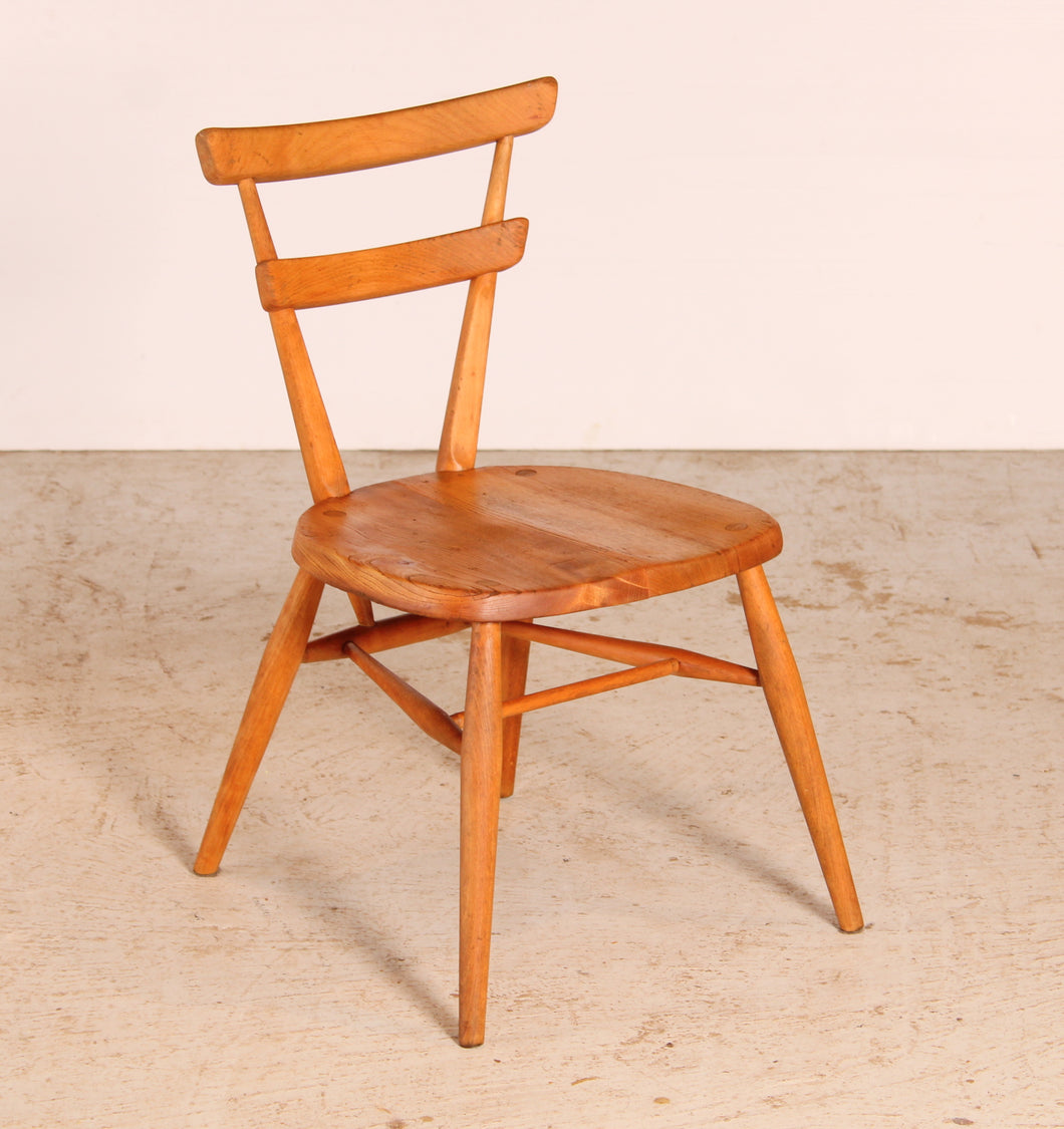Mid Century Ercol blue dot children's chair circa 1960s