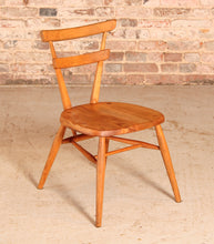 Load image into Gallery viewer, Mid Century Ercol blue dot children&#39;s chair circa 1960s
