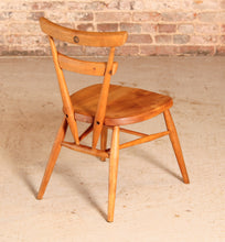 Load image into Gallery viewer, Mid Century Ercol blue dot children&#39;s chair circa 1960s
