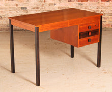 Load image into Gallery viewer, Danish Mid Century teak desk by Domino Mobler, circa 1960s.

