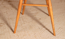 Load image into Gallery viewer, A set of 4 Ercol model 391 elm and beech chairs circa 1960s
