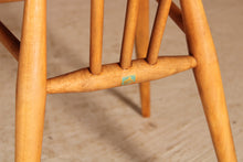Load image into Gallery viewer, A set of 4 Ercol model 391 elm and beech chairs circa 1960s
