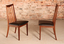 Load image into Gallery viewer, A set of 4 midcentury Fresco dining chairs in teak by G Plan, circa 1970
