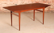 Load image into Gallery viewer, A Mid Century solid afrormosia dining table by A. Younger Ltd, circa 1960s
