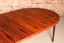 Load image into Gallery viewer, Danish Mid Century extending round/oval rosewood dining table, circa 1970s
