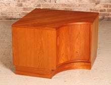 Load image into Gallery viewer, Mid Century G-plan Fresco teak corner cabinet, circa 1970s
