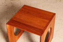 Load image into Gallery viewer, Danish Mid Century pair of Cube solid teak side tables by Jens Quistgaard for Richard Nissen, circa 1970s

