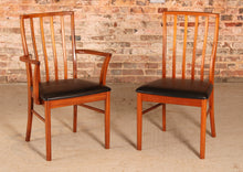 Load image into Gallery viewer, Set of 6 Mid Century teak dining chairs by Mcintosh, circa 1970s
