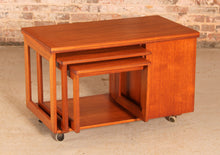 Load image into Gallery viewer, A mid century Tristor teak nest of tables by McIntosh, circa 1970s
