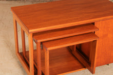 Load image into Gallery viewer, A mid century Tristor teak nest of tables by McIntosh, circa 1970s
