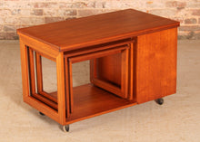 Load image into Gallery viewer, A mid century Tristor teak nest of tables by McIntosh, circa 1970s
