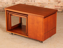 Load image into Gallery viewer, A mid century Tristor teak nest of tables by McIntosh, circa 1970s
