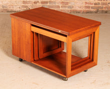 Load image into Gallery viewer, A mid century Tristor teak nest of tables by McIntosh, circa 1970s
