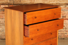 Load image into Gallery viewer, Mid Century walnut chest of drawers, circa 1960s
