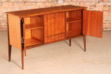 Load image into Gallery viewer, Mid Century tola and teak sideboard by Everest, circa 1960s
