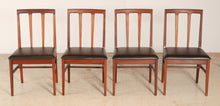 Load image into Gallery viewer, Set of 4 Mid Century afromosia dining chairs by Younger, England, circa 1960s
