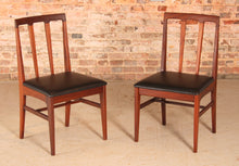 Load image into Gallery viewer, Set of 4 Mid Century afromosia dining chairs by Younger, England, circa 1960s
