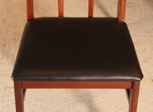 Load image into Gallery viewer, Set of 4 Mid Century afromosia dining chairs by Younger, England, circa 1960s
