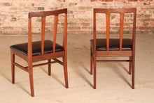 Load image into Gallery viewer, Set of 4 Mid Century afromosia dining chairs by Younger, England, circa 1960s
