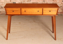 Load image into Gallery viewer, Mid Century walnut dressing table / console table, circa 1960s
