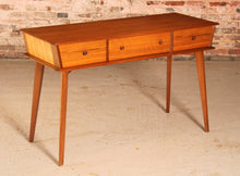 Load image into Gallery viewer, Mid Century walnut dressing table / console table, circa 1960s
