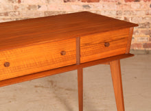 Load image into Gallery viewer, Mid Century walnut dressing table / console table, circa 1960s
