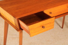 Load image into Gallery viewer, Mid Century walnut dressing table / console table, circa 1960s
