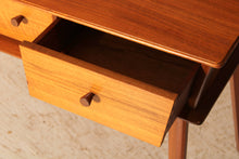 Load image into Gallery viewer, Mid Century walnut dressing table / console table, circa 1960s
