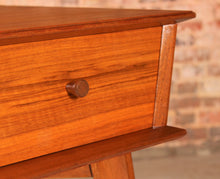 Load image into Gallery viewer, Mid Century walnut dressing table / console table, circa 1960s
