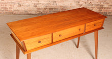 Load image into Gallery viewer, Mid Century walnut dressing table / console table, circa 1960s
