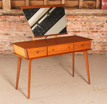 Load image into Gallery viewer, Mid Century walnut dressing table / console table, circa 1960s
