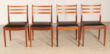 Load image into Gallery viewer, Set of 4 Midcentury G-Plan Fresco Dining chairs by Victor Wilkins c.1960s
